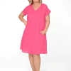 One Summer Tessa Cotton Short Sleeve Dress in- Short Sleeved Dresses | Cotton Dresses