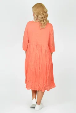 One Summer Wendy 3/4 Sleeve Dress in- Long Sleeved Dresses | Cotton Dresses
